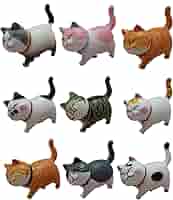 Amazon.co.jp: TOMMYFIELD 動物 猫 フィギュア 猫フィギュア
